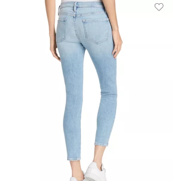 FRAME Le Skinny de Jeanne Crop Skinny Jeans Size 28 Great Condition - Picture 2 of 14